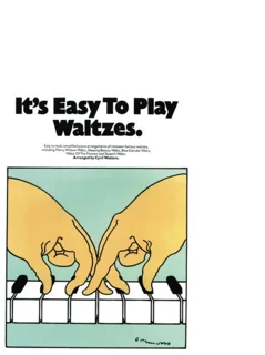 It’s Easy To Play Waltzes - Piano (PDF)