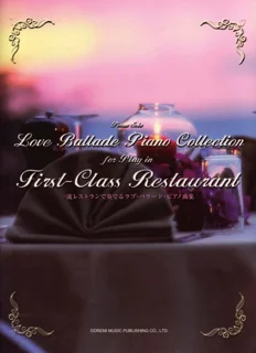 Piano Solo: Ballade Piano Collection for Play in First-Class Restaurant (PDF)