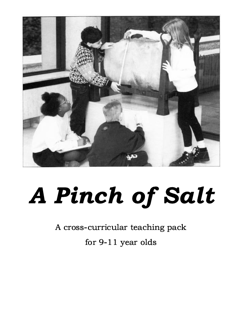 A Pinch of Salt - A Cross-Curricular Teaching Pack for 9-11 (PDF)