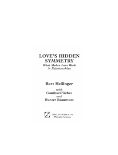 Love’s Hidden Symmetry: What Makes Love Work in Relationships (PDF)