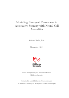 Modelling Emergent Phenomena in Associative Memory with Neural Cell Assemblies (PDF)