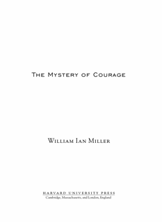 The Mystery of Courage (PDF)