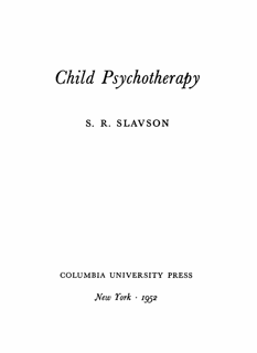 Child Psychotherapy (PDF)