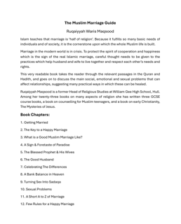 The Muslim Marriage Guide (PDF)