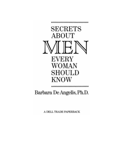 Secrets About Men Every Woman Should Know (PDF)